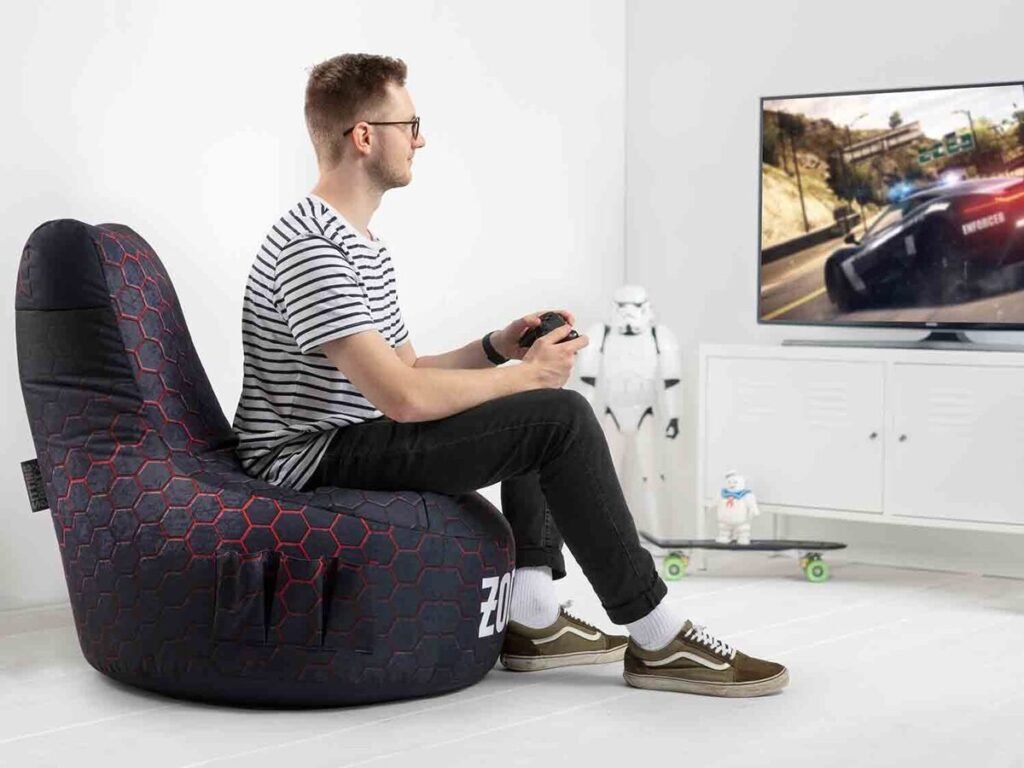 Descanso y gaming la silla gamer puff de Lidl