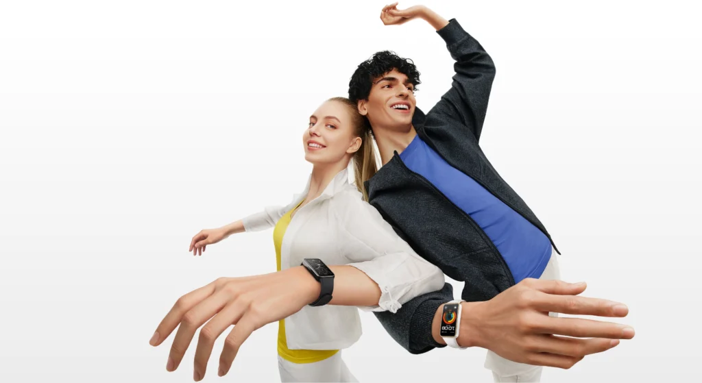 La nueva HUAWEI Band 9 pareja joven