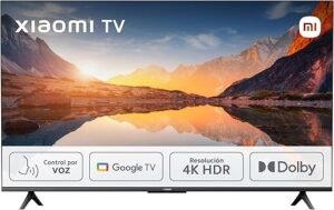 Xiaomi TV A 2025 55" - Smart TV 4K HDR, Google TV, Control por Voz, Dolby, Negro