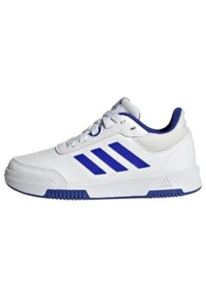 Adidas Tensaur Sport Training Lace Shoes, Zapatillas de Running, FTWR White/Lucid Blue/Core Black, 28 EU