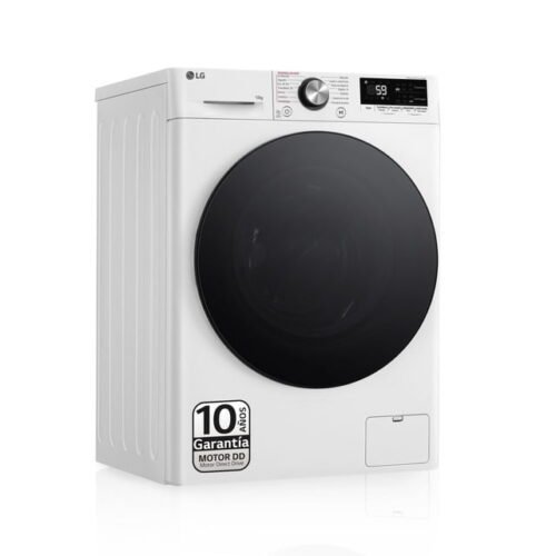 LG Lavadora LG 10 kg / 1400 rpm, TurboWash 360 – F4WR7010AGW.