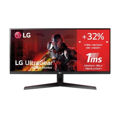 LG Monitor PC Gaming 73 cm (29″) LG UltraGear 29WP60G-B, 75 FHz, WQHD IPS 21:9, HDR, AMD Freesync.