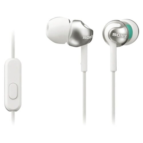 Sony Auriculares de botón Sony MDR-EX100AP Blancos.