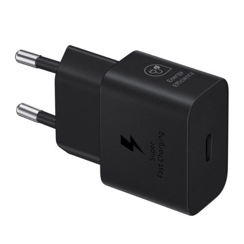 Samsung Cargador 25W con cable negro.