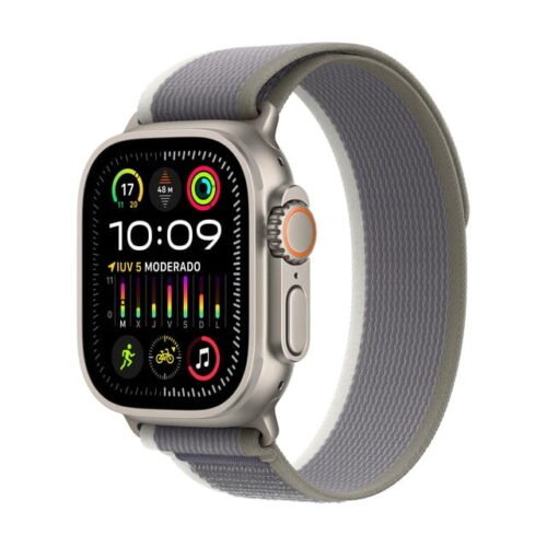 Apple Apple Watch Ultra 2 GPS + Cellular 49mm Titanio con correa Verde/gris M/L.