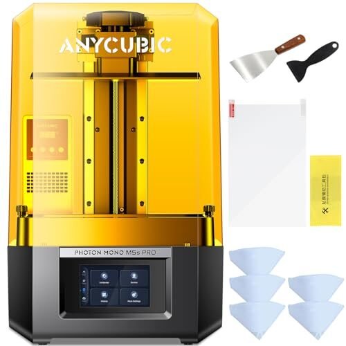 Oferta 🎉 | Impresoras 3D Resina Anycubic Photon Mono M5s Pro Ultra 14K con Calentador y Purificador, Impresora 3D Rápida con Nivelación e Inspección Inteligentes, Tamaño de Impresión 223,78 x 126,38 x 200 mm