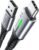 Preciazo 🎉 | INIU Cable USB A USB C, [2m] QC 3,0 y 3,1A Cable USB C Carga Rapida, Aleación Trenzado de Nylon Cable USB Tipo C Cargador Compatible con iPhone 16 15 Pro Samsung S21 Huawei Xiaomi Pixel ECC.