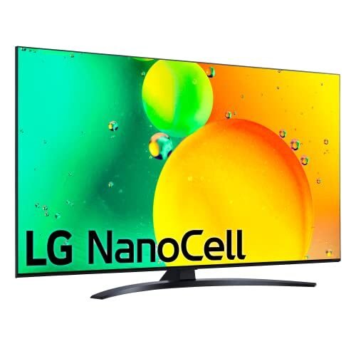 Ofertaza ✅ | LG Televisor 65NANO766QA – Smart TV webOS22 65 pulgadas (164 cm) 4K Nanocell, Procesador de Gran Potencia 4K a5 Gen 5, compatible con formatos HDR 10, H y HGiG