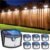 Descuento 🔥 | Luz Solar Exterior【6 Paquete】, 3 Modos Luz Solar Exterior Jardin con Sensor de Movimiento, IP65 Impermeable Focos Led Exterior Solares para Jardín, Garaje, Calle, Patio, Caminos, Puertas Delanteras
