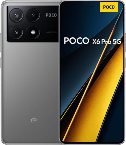 Descuento Poco X6 Pro – Smartphone de 8+256GB, Pantalla AMOLED de 6.67” 120Hz 1.5K, MediaTek Dimensity 8300-Ultra, Triple cámara de hasta 64MP, 5000mAh, Gris (Versión ES)