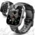 Descuento 🔥 | Reloj Inteligente Hombre Mujer, 1.91″ Smartwatch con Llamadas Bluetooth y Whatsapp Notificación, 113+ Deportivos Modos Smart Watch con Pulsómetro/Monitor de Sueño, IP68 Pulsera Actividad Android iOS