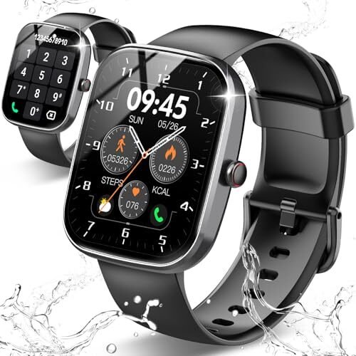 Descuento 🔥 | Reloj Inteligente Hombre Mujer, 1.91″ Smartwatch con Llamadas Bluetooth y Whatsapp Notificación, 113+ Deportivos Modos Smart Watch con Pulsómetro/Monitor de Sueño, IP68 Pulsera Actividad Android iOS