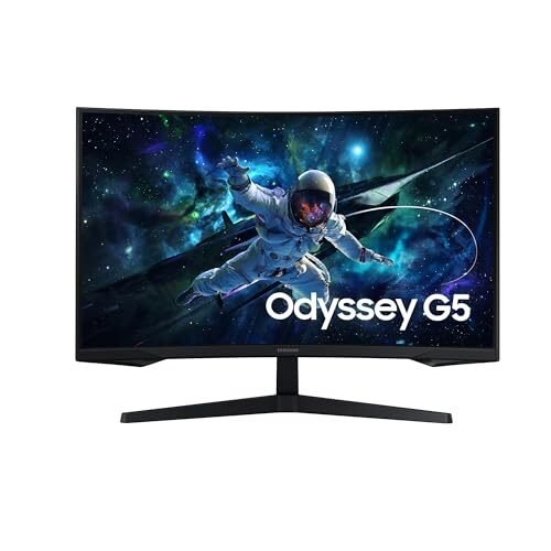 Ganga 😮 | SAMSUNG LS32CG552EUXEN – Monitor Curvo Gaming 32» WQHD, 2560×1440, 16:9, 2500:1, 1000R, 165 Hz, 1 ms, 300 CD/m², HDMI, AMD FreeSync, Negro