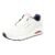 Descuento 🔥 | Skechers Uno, Zapatillas de Deporte Mujer, White Durabuck Navy Red Trim, 38.5 EU