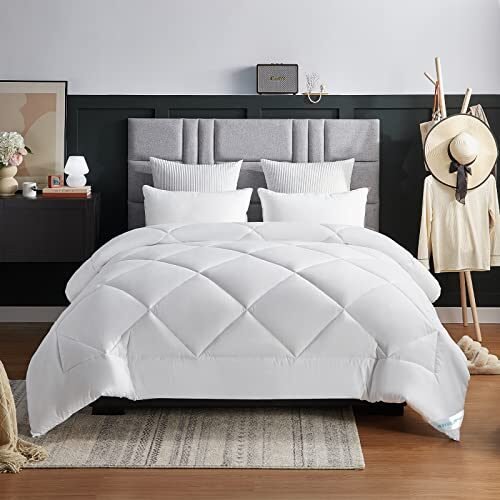 Descuento 🔥 | WAVVE Edredón Relleno Nórdico 220×240 cm para Cama 135/150, Edredón de Fibra 450gr/m², Suave, Transpirable para Invierno (240×220 cm)