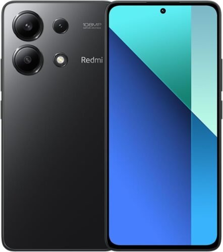 Xiaomi Redmi Note 13 8GB + 256GB Smartphone Global Version 6,67 pulgadas AMOLED Screen 120Hz Triple Camera 108MP Snapdragon 685 5000mAh Battery 33W Fast Charging Black