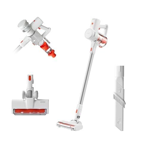 Descuento 🔥 | Xiaomi Vacuum Cleaner G20 Lite – Aspiradora Escoba con 18000 Pa de succión, Cepillo multisuperficie, Luces LED, Blanco (Versión ES)